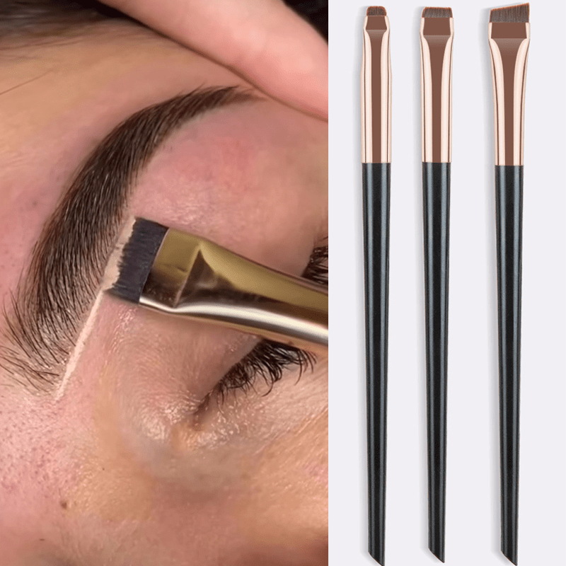 Blade Eyeliner Brush Eyebrow Brush Portable Flat Fine Eye Liner