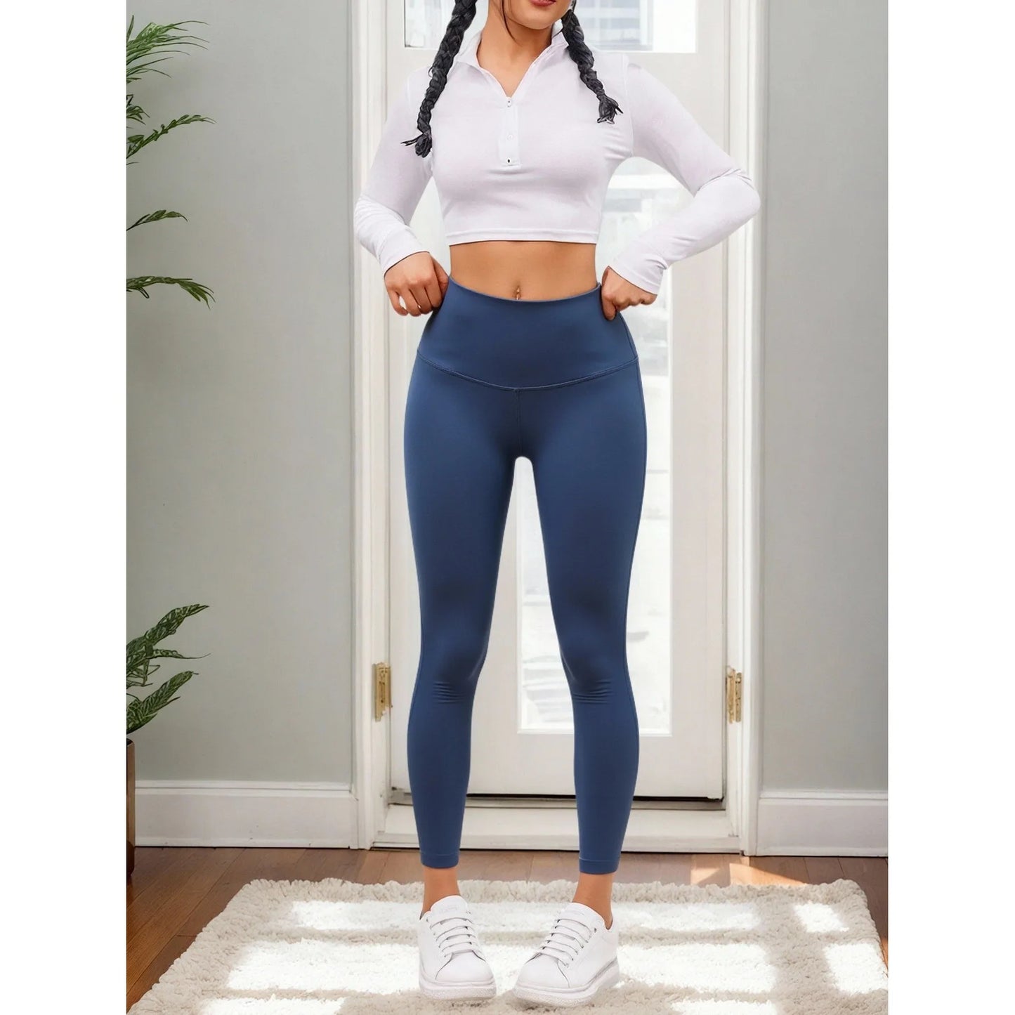 Womens XXL High-Waisted Athletic Gym Shorts Comfortable Stylish Spandex/Nylon Activewear for Yoga Fitness LJ Brand Model