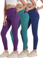 3 Pack Womens Yoga Pants with Pockets Active Fitness Leggings for Activity Wear