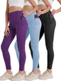 3 Pack Womens Yoga Pants with Pockets Active Fitness Leggings for Activity Wear