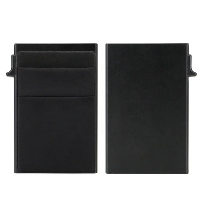 Rfid Credit Card Holder Men Thin Slim Mini Minimalist Wallets Luxury Metal Bank ID Cardholer Case Wallet for Men Carteras Choice