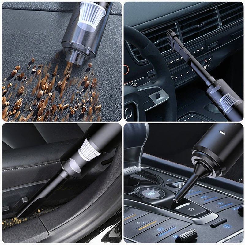 New Portable Car Vacuum Cleaner Wireless Handheld Mini Blower 5-in-1 Cordless Vacuum Cleaner Clean Without Dead Corner